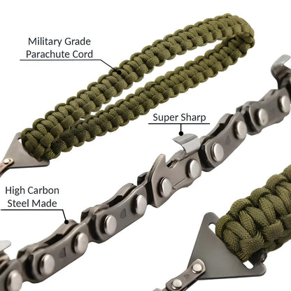 Hand Braided Rope Chain Saw